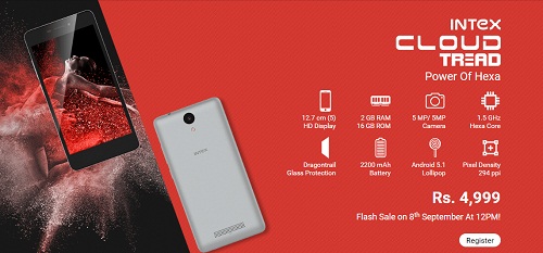 India Desire : Buy Intex Cloud Tread At Rs 4999 On Snapdeal [Open Sale Now]